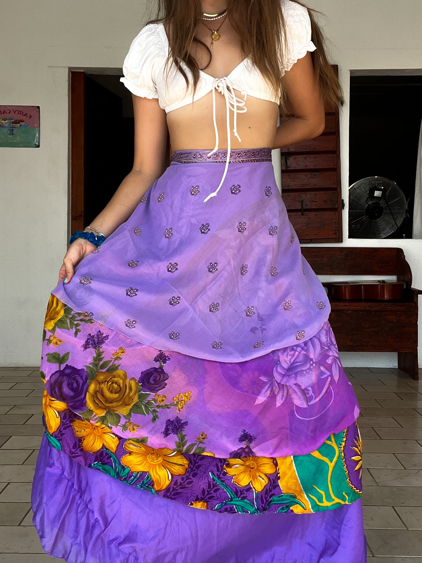 Sari Wrap sample-purple #9