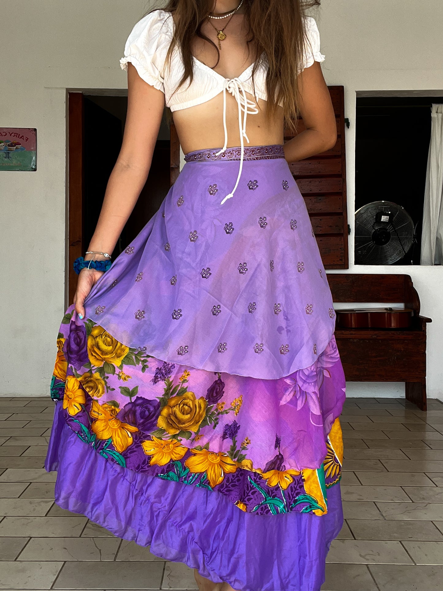Sari Wrap sample-purple #9