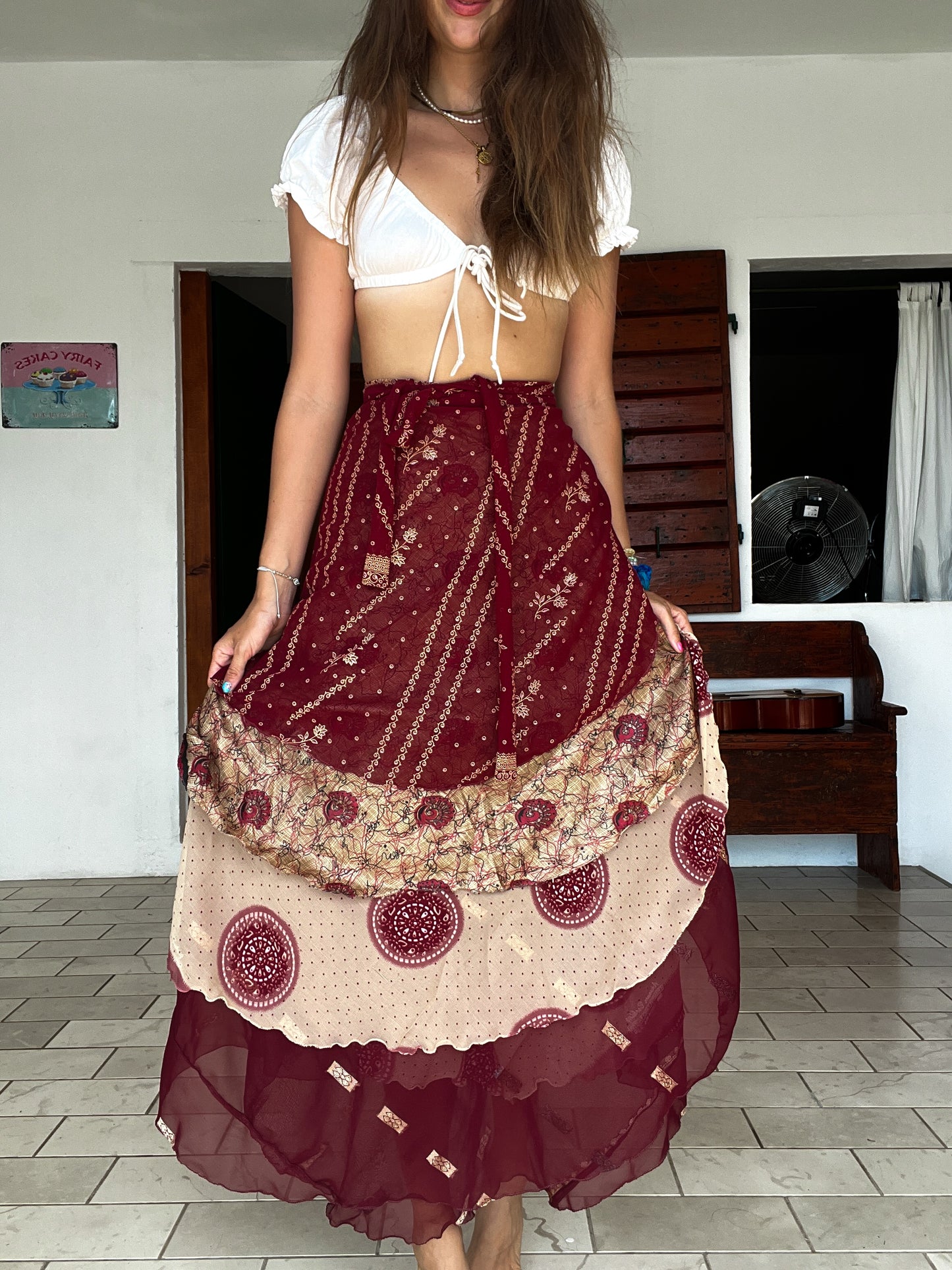 Sari Wrap sample-Red BEAUTYYY #16
