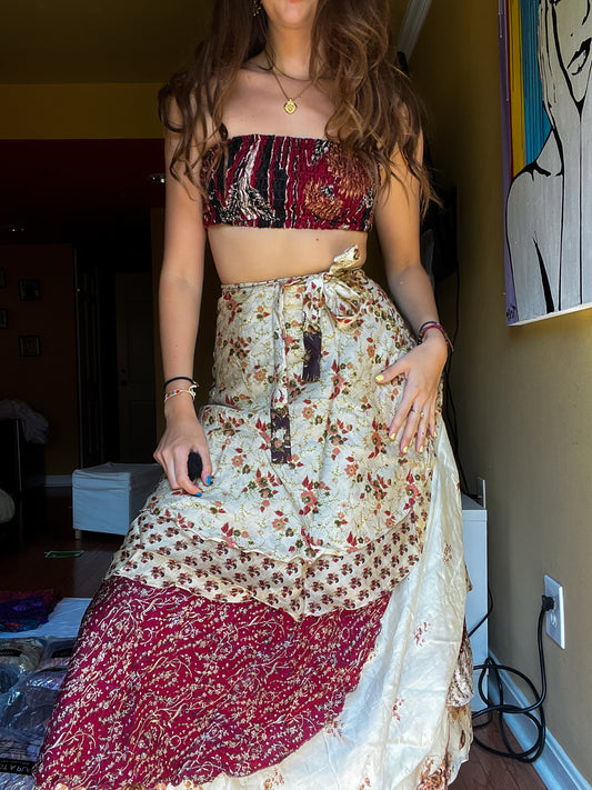 sari wrap skirt #80- SOMEONE NEEDS TO GET THIS ONE