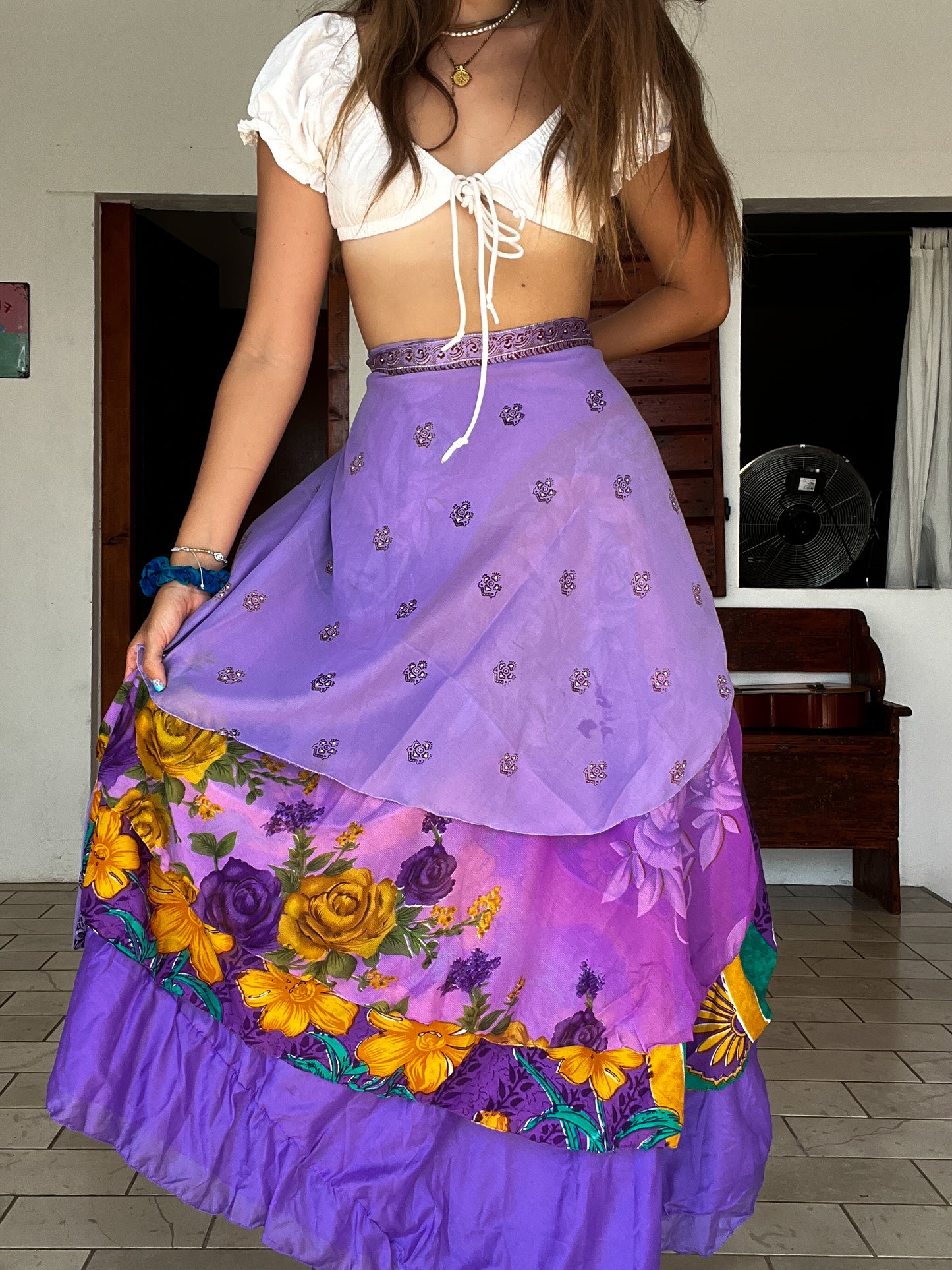 Sari Wrap sample-purple #9