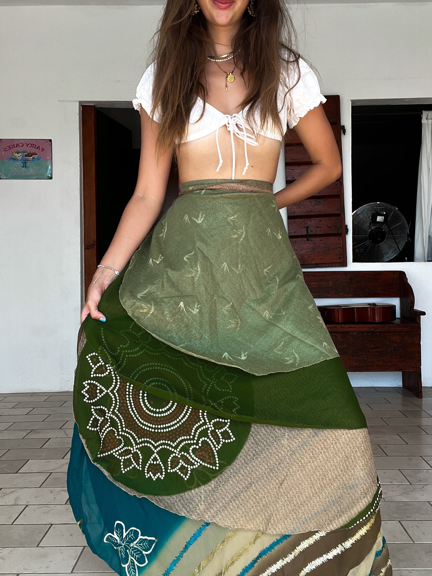 Sari Wrap sample- Mother Earth #13