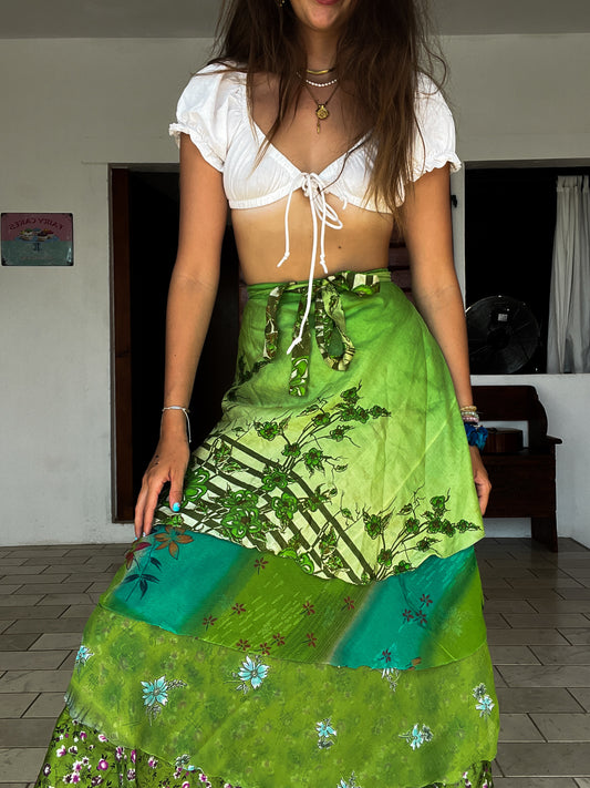 Sari Wrap sample- Light Green #14