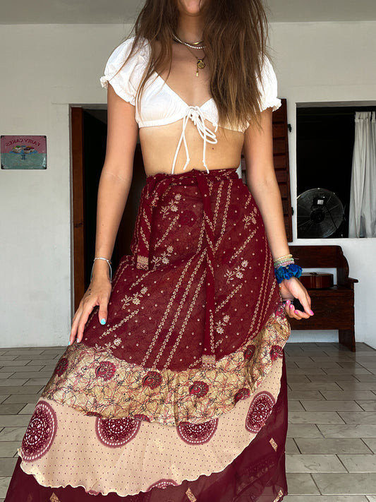 Sari Wrap sample-Red BEAUTYYY #16